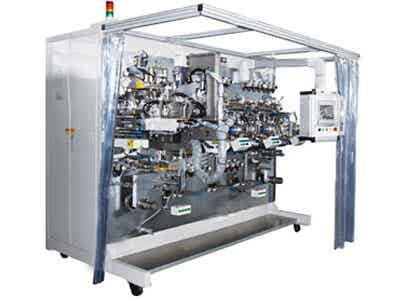 先導智能 鋰電池設(shè)備 自動焊接貼膠機