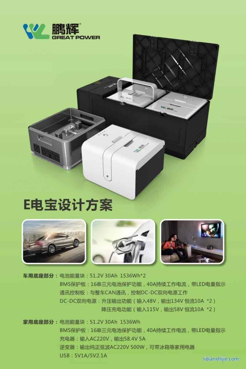 鵬輝能源E電寶產品介紹