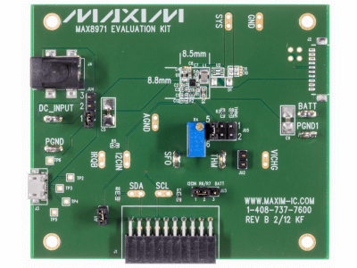 美信 電池管理開發(fā)板 MAX8971EVKIT