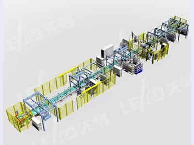 先導智能 鋰電池設(shè)備 方形鋰電PACK組裝線
