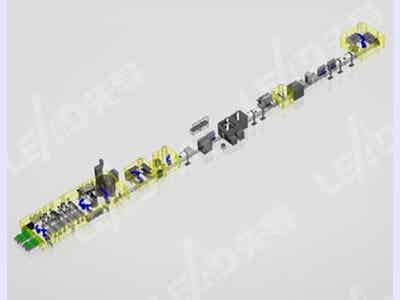 先導智能 鋰電池設(shè)備 方形鋰電模組組裝線