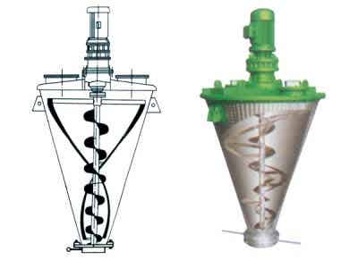 凱日機(jī)械 鋰電設(shè)備 凱日Z(yǔ)SH系列大開門螺帶式錐形混合機(jī)