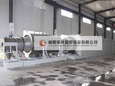 華光窯爐 鋰電行業(yè)燃氣脫水回轉窯爐