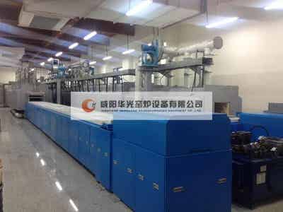 華光窯爐 鋰電行業(yè)隧道燒結推板爐