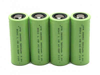 零點(diǎn)新能源 安全低溫動(dòng)力26650鐵鋰電池