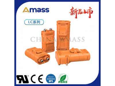 艾邁斯10A-100A帶鎖扣接插件鋰電智能設備內接插頭